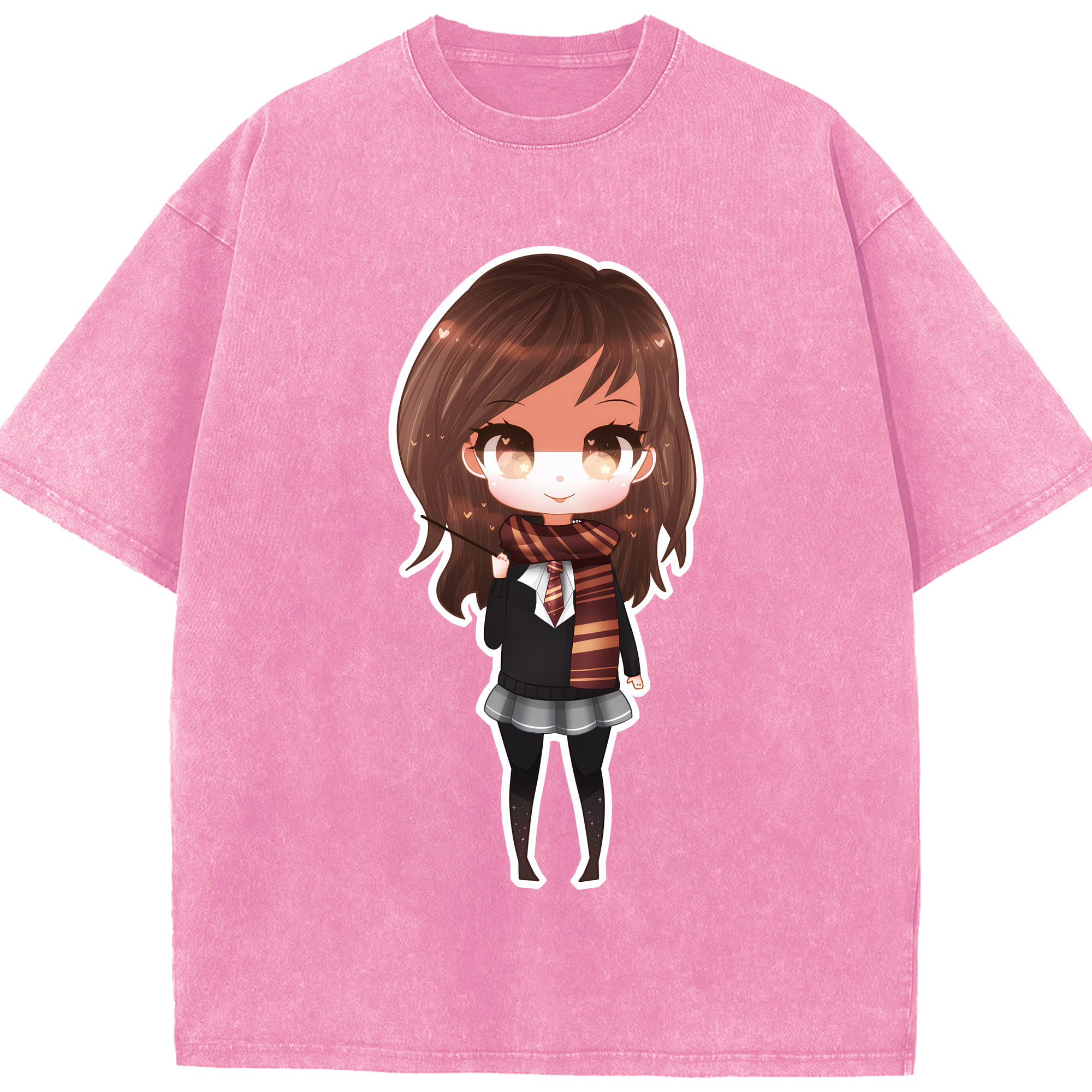 （画像用） Harry Potter ハリー・ポッターシリーズ 綿100% ヴィンテージ風 半袖Tシャツ（フロントプリント）